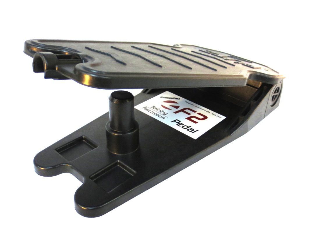 HansenFütz make the F2, a one-of-a-kind excellent solution for kick drum and hi-hat pedal training and practice.